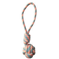 Игрушка Croci для собак PASTEL груша с ручкой, канат хлопковый, оранжевая, 40 см Игрушка Croci для собак PASTEL груша с ручкой, канат хлопковый, оранжевая, 40 см