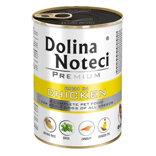 Консервированный корм Dolina Noteci Premium для собак, курица, 400 г