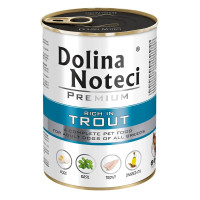 Консервированный корм Dolina Noteci Premium для собак, форель, 400 г Консервированный корм Dolina Noteci Premium для собак, форель, 400 г