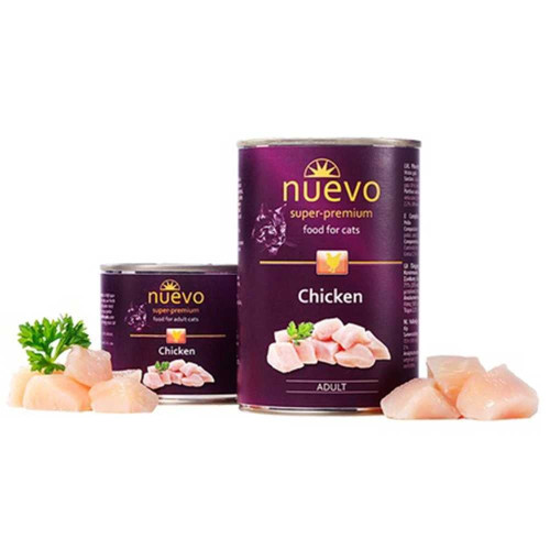 Консервированный корм Nuevo Adult с курицей, для кошек, 200 г