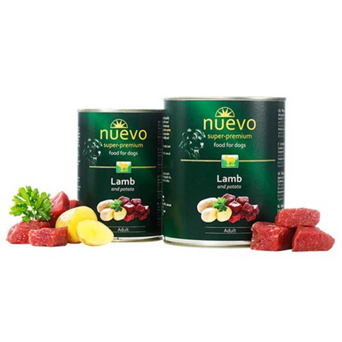 Консервированный корм Nuevo Adult с ягненком и картофелем, для собак, 400 г