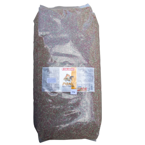 Корм Dajana Pond Pellets Extra для декоративных карпов, карасей и рыб в прудах, трехцветные гранулы, 5 кг Корм Dajana Pond Pellets Extra для декоративных карпов, карасей и рыб в прудах, трехцветные гранулы, 5 кг