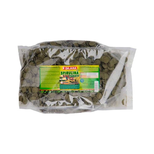 Корм Dajana Spirulina Tablets для всех рыб со спирулиной в таблетках, 1 кг/пакет Корм Dajana Spirulina Tablets для всех рыб со спирулиной в таблетках, 1 кг/пакет