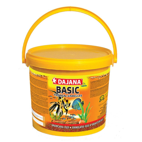 Корм Dajana Tropi Gran Basic, корм для всех тропических рыб в гранулах, 10 л/5,2 кг. Корм Dajana Tropi Gran Basic, корм для всех тропических рыб в гранулах, 10 л/5,2 кг.