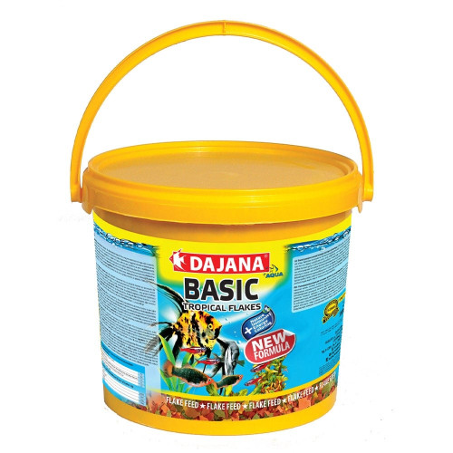 Корм Dajana Tropica Basic, комплексный корм в хлопьях для всех видов рыб, 10 л/2 кг. Корм Dajana Tropica Basic, комплексный корм в хлопьях для всех видов рыб, 10 л/2 кг.