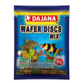 Корм Dajana Wafer Discs Mix для всіх видів кольорових донних риб у чіпсах, 80 мл / 25 г
