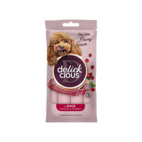 Ласощі Delickcious для собак, крем з качкою та журавлиною, 4 шт, 60 г Ласощі Delickcious для собак, крем з качкою та журавлиною, 4 шт, 60 г