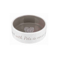 Миска Trixie для собак Pet's Home, керамічна, коричневий, 0.3 л, діаметр 12 см