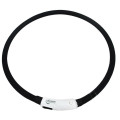 Нашийник Expert для собак, LED, USB, силікон, чорний, 1×70 см