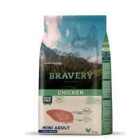 Сухой корм Bravery Chicken Mini Adult для взрослых собак мелких пород, с курицей, 2 кг Сухой корм Bravery Chicken Mini Adult для взрослых собак мелких пород, с курицей, 2 кг