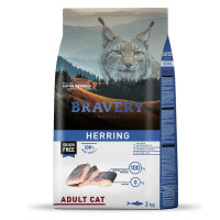 Сухой корм Bravery Herring Adult Cat для взрослых кошек, с сельдью, 2 кг Сухой корм Bravery Herring Adult Cat для взрослых кошек, с сельдью, 2 кг
