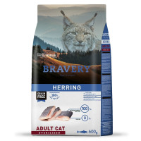 Сухий корм Bravery Herring Adult Cat Sterilized для дорослих стерилізованих котів, з оселедцем, 600 г Сухий корм Bravery Herring Adult Cat Sterilized для дорослих стерилізованих котів, з оселедцем, 600 г