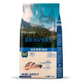 Сухий корм Bravery Herring Mini Adult для дорослих собак дрібних порід, з оселедцем, 7 кг