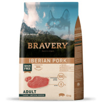 Сухой корм Bravery Iberian Pork Large/Medium Adult для взрослых собак средних и крупных пород, с иберийской свининой, 4 кг Сухой корм Bravery Iberian Pork Large/Medium Adult для взрослых собак средних и крупных пород, с иберийской свининой, 4 кг