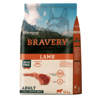 Сухий корм Bravery Lamb Large/Medium Adult для дорослих собак середніх та великих порід, з ягням, 12 кг Сухий корм Bravery Lamb Large/Medium Adult для дорослих собак середніх та великих порід, з ягням, 12 кг