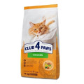 Сухий корм Club 4 Paws Adult Cats 7+ для дорослих котів від 7 років, з куркою, 14 кг