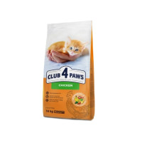 Сухой корм Club 4 Paws Kitten Chicken для котят, с курицей, 14 кг