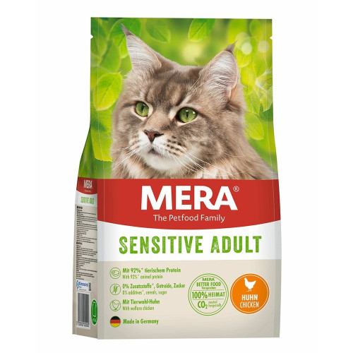 Сухий корм Mera Cats Sensitive Adult Chicken для дорослих котів із чутливим травленням, з куркою, 400 г