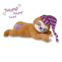 Игрушка Croci Heart Beat для собак, ленивец, плюш, интерактивная, 41 см Игрушка Croci Heart Beat для собак, ленивец, плюш, интерактивная, 41 см
