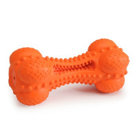 Игрушка Croci для собак, косточка с пищалкой, резина, 17 см Игрушка Croci для собак, косточка с пищалкой, резина, 17 см