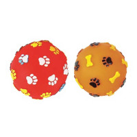 Игрушка Tatrapet Toys Fun для собак, мячик, винил, 7.5 см, цвета в ассортименте Игрушка Tatrapet Toys Fun для собак, мячик, винил, 7.5 см, цвета в ассортименте
