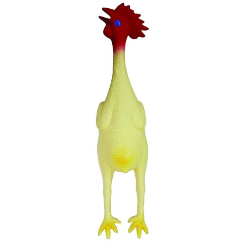 Іграшка Tatrapet Toys Fun для собак, курка з пищалкою, латекс, 22.5 см