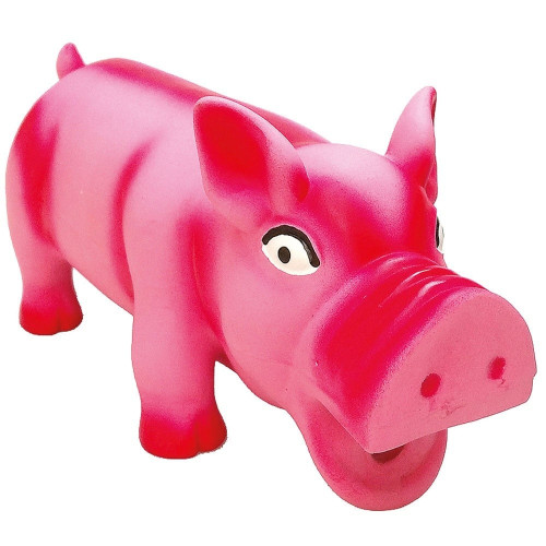 Іграшка Tatrapet Toys Fun для собак, свинка велика з пищалкою, латекс, 30 см, кольори в асортименті
