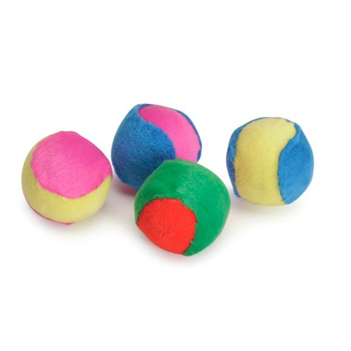 Игрушка Camon для котов, шарики с кошачьей мятой, полиэстер, 4 см