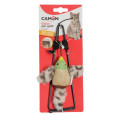 Игрушка Camon для котов, подвесная птичка с кошачьей мятой, полиэстер, 20 см