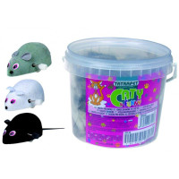 Игрушка Tatrapet Caty funny для котов, мышь механическая, 5 см Игрушка Tatrapet Caty funny для котов, мышь механическая, 5 см