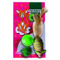 Игрушка Tatrapet Caty funny для котов, набор мышка и мячики, 3.5–6.3 см Игрушка Tatrapet Caty funny для котов, набор мышка и мячики, 3.5–6.3 см