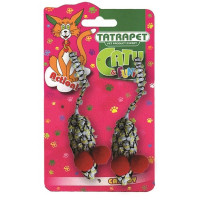 Іграшка Tatrapet Caty funny для котів, мишки, тканина, 5.5 см Іграшка Tatrapet Caty funny для котів, мишки, тканина, 5.5 см