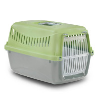 Переноска Bergamo Gipsy XS Small для котів та дрібних тварин, пластикова з дверцятами, світло-зелений, 39×26×25 см Переноска Bergamo Gipsy XS Small для котів та дрібних тварин, пластикова з дверцятами, світло-зелений, 39×26×25 см