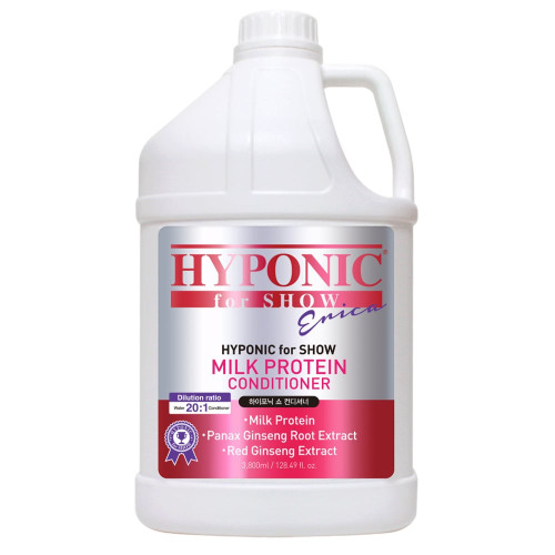 Кондиционер Hyponic For Show Dogs, с молочным протеином, для собак, 3,8 л