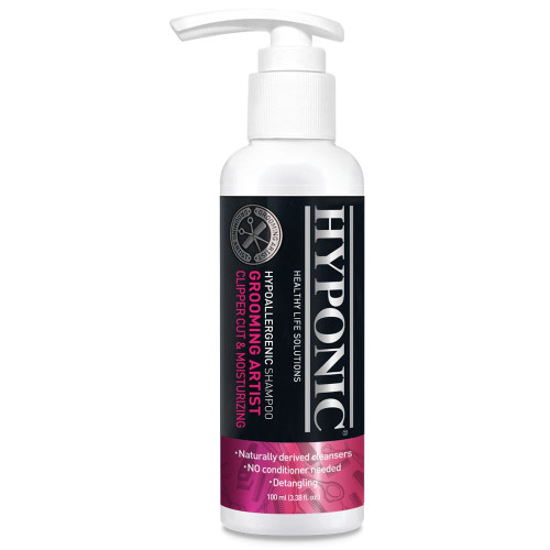 Шампунь Hyponic Grooming Artist, майстер по догляду за шерстю, для машинного зрізання та зволоження, 100 мл