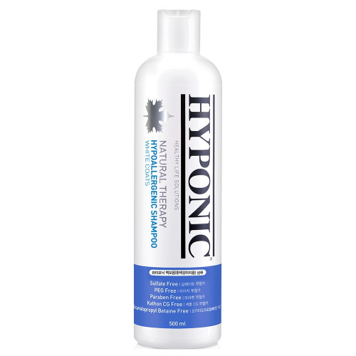 Шампунь Hyponic Hypoallergenic, гіпоалергенний, для собак з білою шерстю, 500 мл