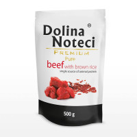 Влажный корм Dolina Noteci Premium Pure для собак с аллергией, с говядиной и коричневым рисом, 500 г Влажный корм Dolina Noteci Premium Pure для собак с аллергией, с говядиной и коричневым рисом, 500 г