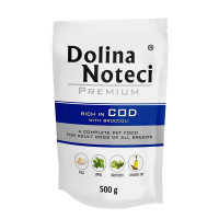 Влажный корм Dolina Noteci Premium для собак, с треской и брокколи, 500 г
