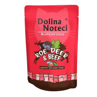 Влажный корм Dolina Noteci Superfood для кошек, с косулей и говядиной, 85 г