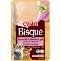 Вологий корм INABA "CIAO Bisque" для котів, з тунцем та лососем, пюре, 40 г