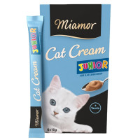 Ласощі Miamor Cream Junior для кошенят, 6 × 15 г Ласощі Miamor Cream Junior для кошенят, 6 × 15 г