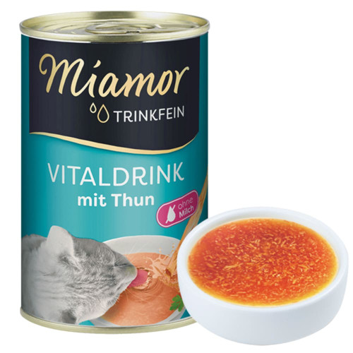 Влажный корм Miamor Vitaldrink mit Thun для кошек, бульон с тунцом, 135 мл