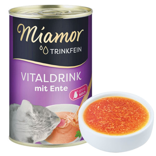 Влажный корм Miamor Vitaldrink mit Ente для кошек, бульон с уткой, 135 мл