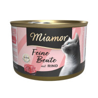 Беззерновой влажный корм Miamor Feine Beute mit Rind для кошек, говядина, 185 г Беззерновой влажный корм Miamor Feine Beute mit Rind для кошек, говядина, 185 г