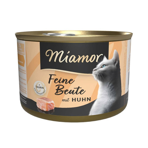 Беззерновой влажный корм Miamor Feine Beute mit Huhn для кошек, курица, 185 г