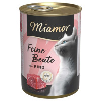 Беззерновой влажный корм Miamor Feine Beute mit Rind для кошек, говядина, 400 г Беззерновой влажный корм Miamor Feine Beute mit Rind для кошек, говядина, 400 г