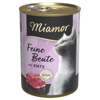 Беззерновой влажный корм Miamor Feine Beute mit Ente для кошек, утка, 400 г Беззерновой влажный корм Miamor Feine Beute mit Ente для кошек, утка, 400 г