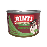 Беззерновий вологий корм Rinti Gold Senior mit Kaninchen для літніх собак, кролик, 185 г Беззерновий вологий корм Rinti Gold Senior mit Kaninchen для літніх собак, кролик, 185 г