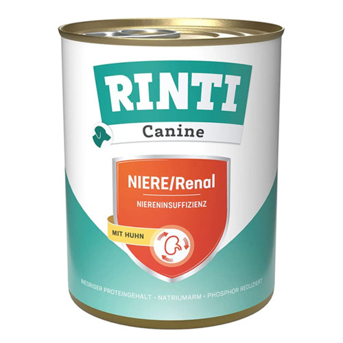Влажный корм Rinti Canine Veterinary Renal для собак с заболеваниями почек, курица, 800 г