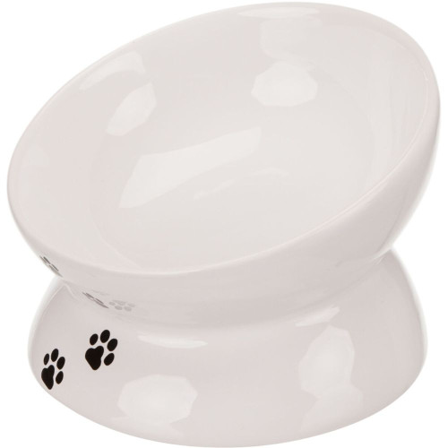 Миска Trixie для кошек, керамика, 0.15 л, 13 см, белый